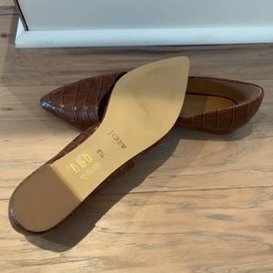 J Crew Brown Flats Size 8.5